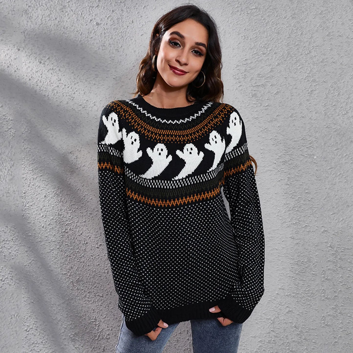Zrelaksowany i stylowy sweter zimowy Audra |